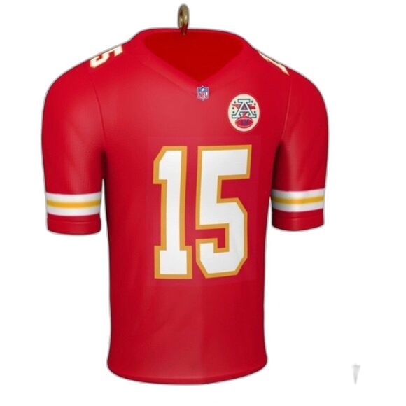 Patrick Mahomes KC CHIEFS Ornament Jersey Hallmark New KANSAS CITY Chiefs NFL - Picture 1 of 3